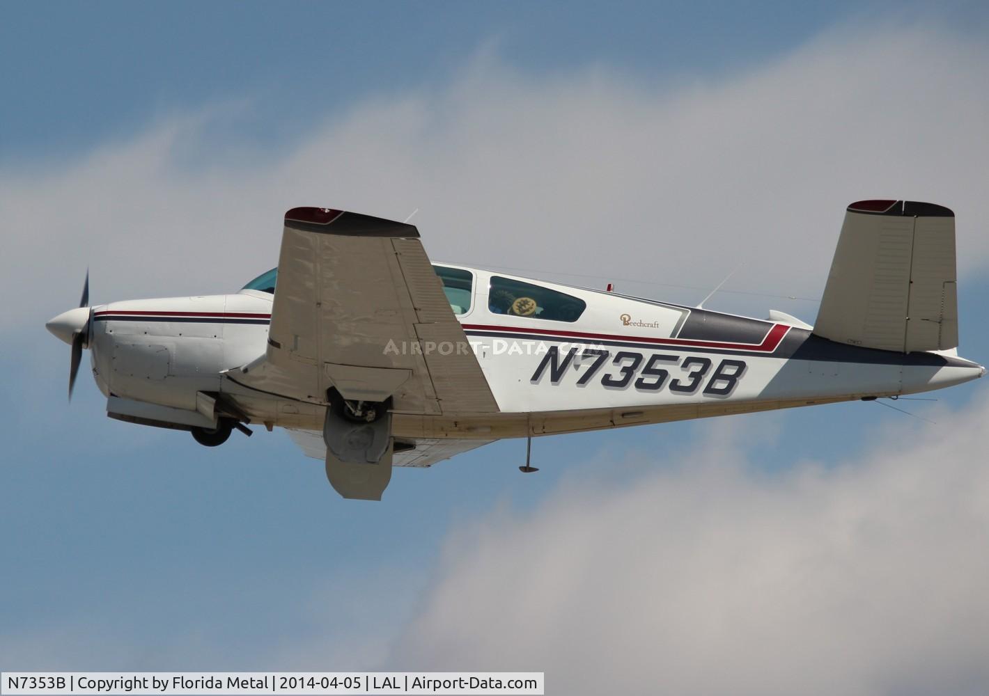 N7353B, 1954 Beech E35 C/N D-3811, Bonanza E35
