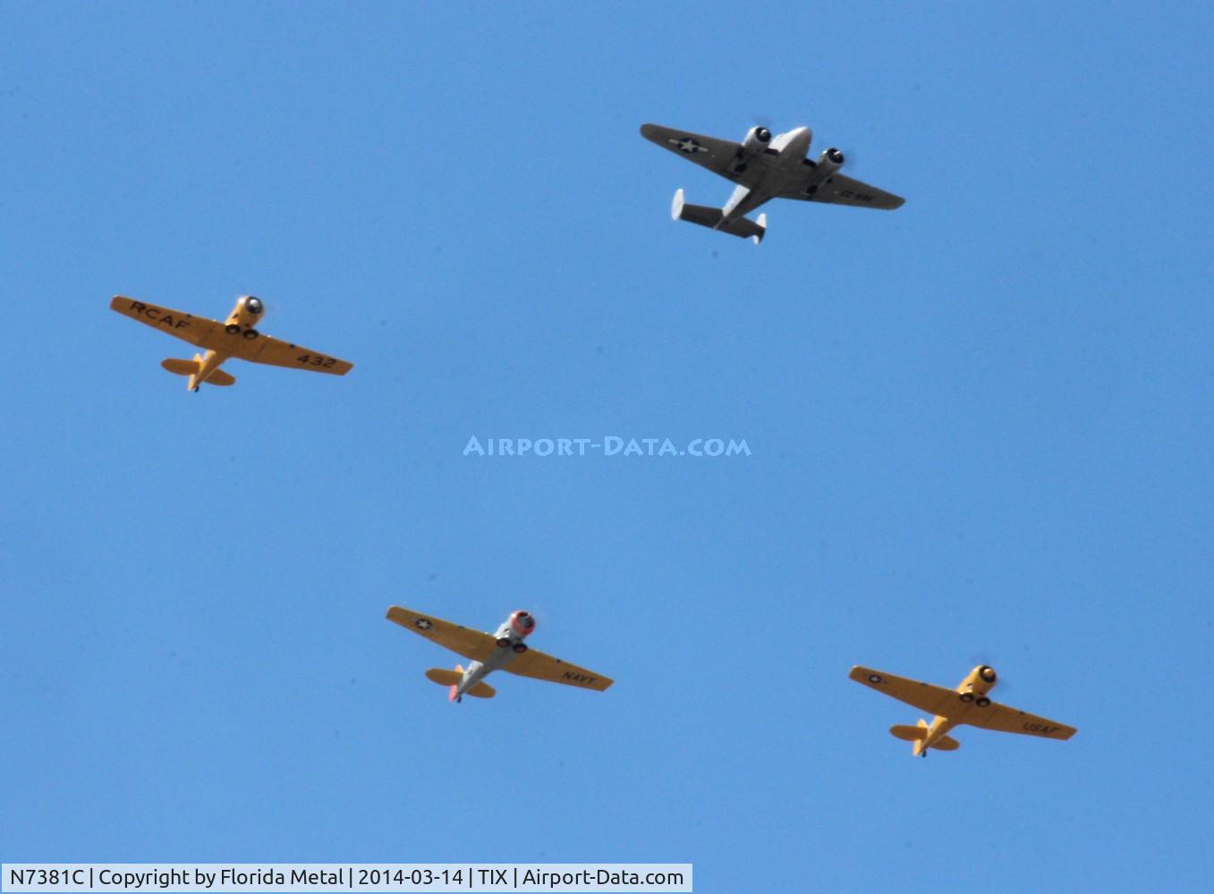 N7381C, 1944 Beech C18S C/N 8104, Beech C45