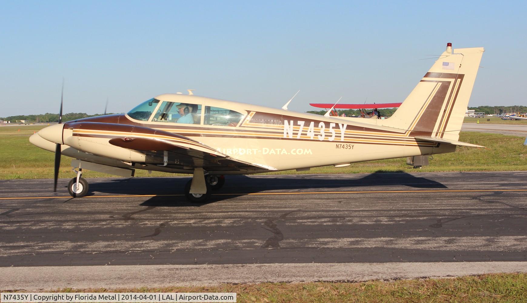 N7435Y, 1964 Piper PA-30-160 Twin Comanche Twin Comanche C/N 30-498, Piper PA-30
