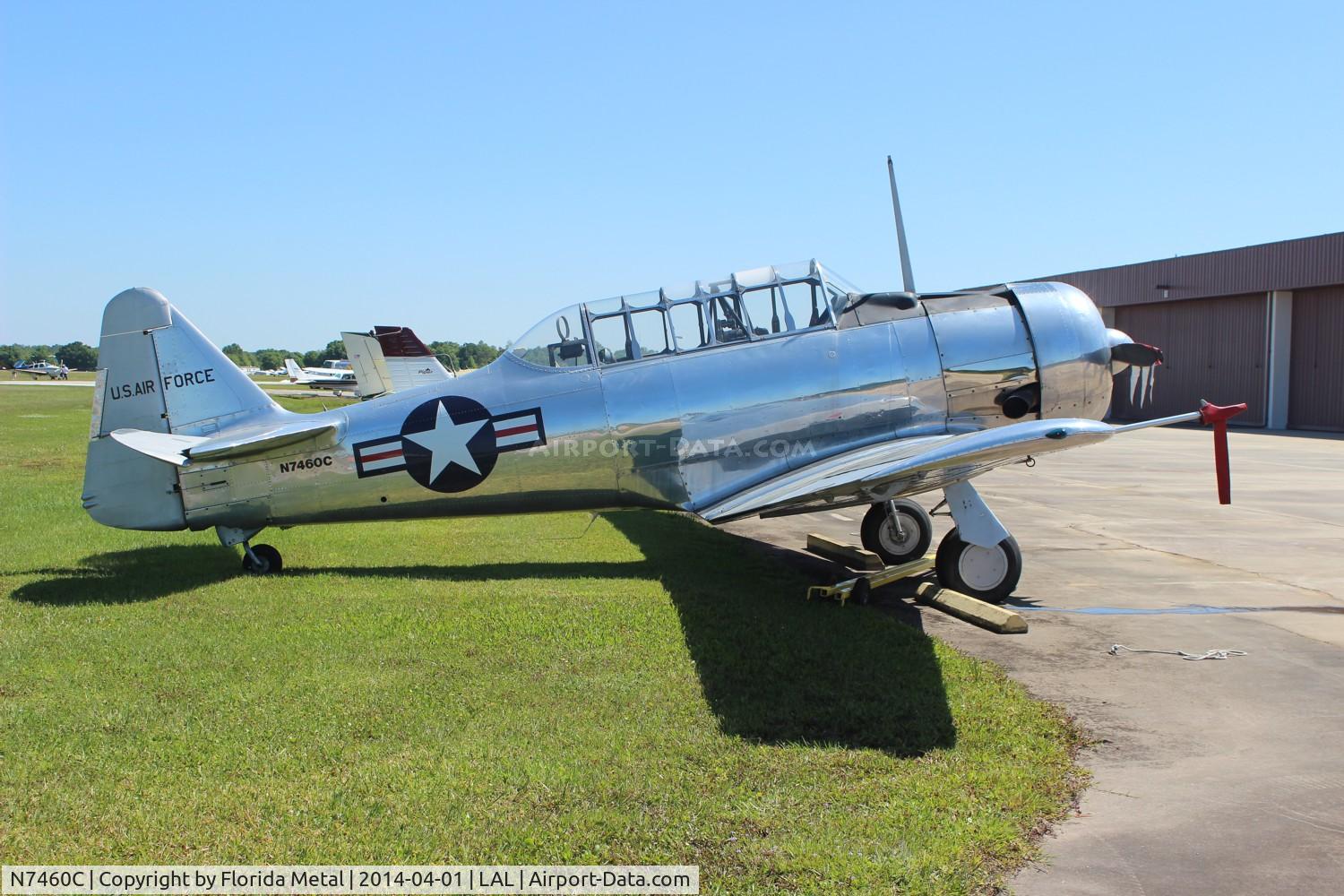 N7460C, 1944 North American AT-6F C/N 121-42606, AT-6F