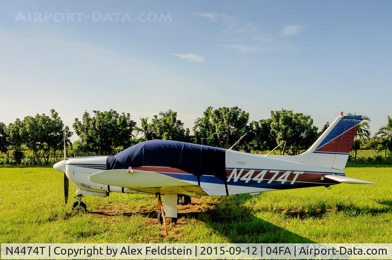 N4474T, 1972 Piper PA-28R-200 Cherokee Arrow C/N 28R-7235066, Richards field, Homestead, Fla.