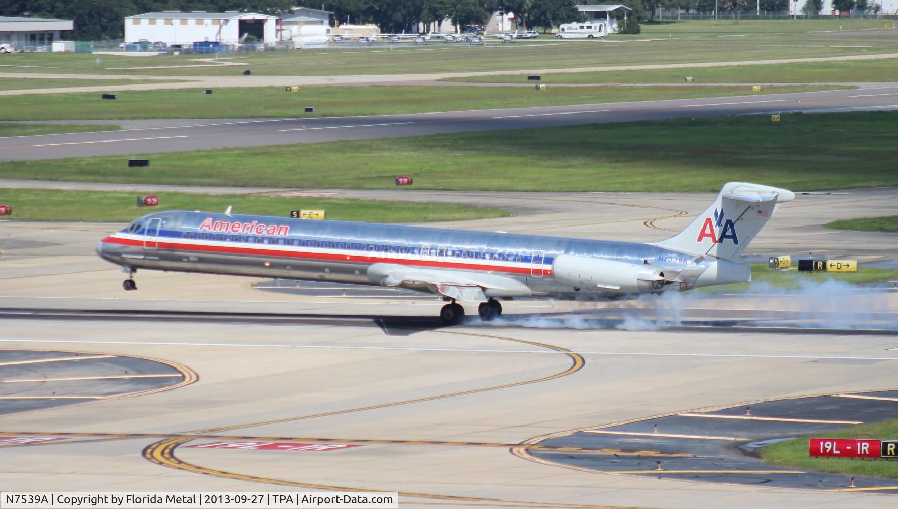 N7539A, 1990 McDonnell Douglas MD-82 (DC-9-82) C/N 49993, American