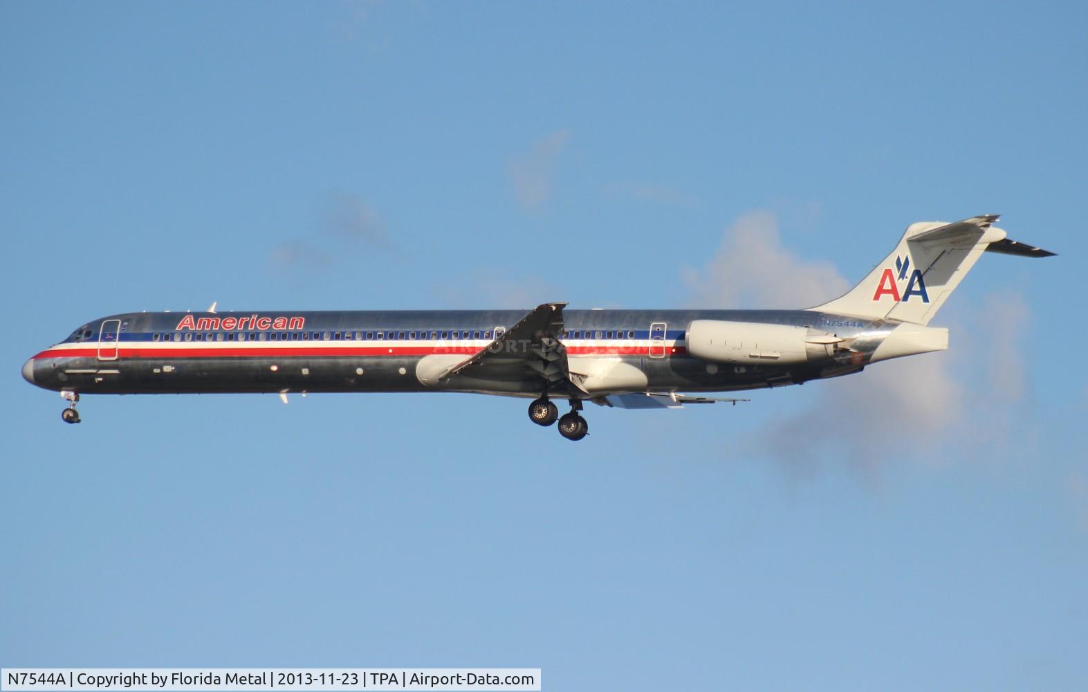 N7544A, 1990 McDonnell Douglas MD-82 (DC-9-82) C/N 53026, American
