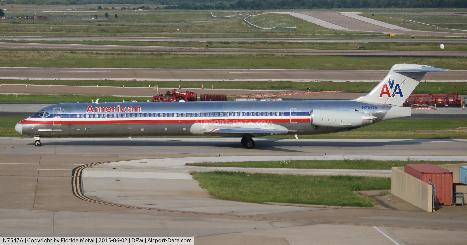 N7547A, 1990 McDonnell Douglas MD-82 (DC-9-82) C/N 53029, American