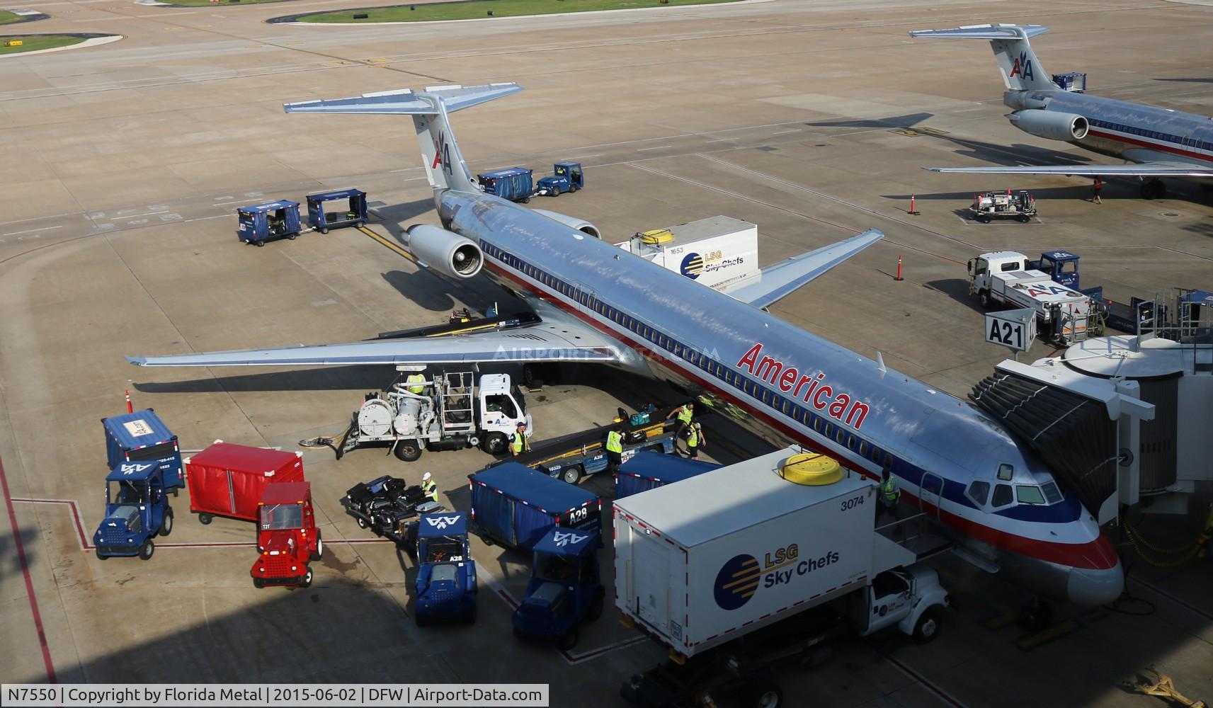 N7550, 1991 McDonnell Douglas MD-82 (DC-9-82) C/N 53032, American
