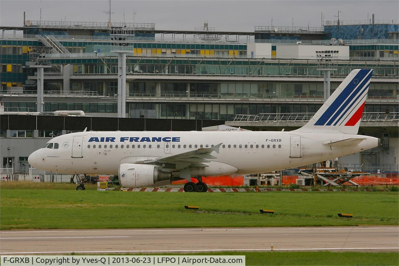 F-GRXB, 2001 Airbus A319-111 C/N 1645, Airbus A319-111, Taxiing to boarding area, Paris-Orly Airport (LFPO-ORY)