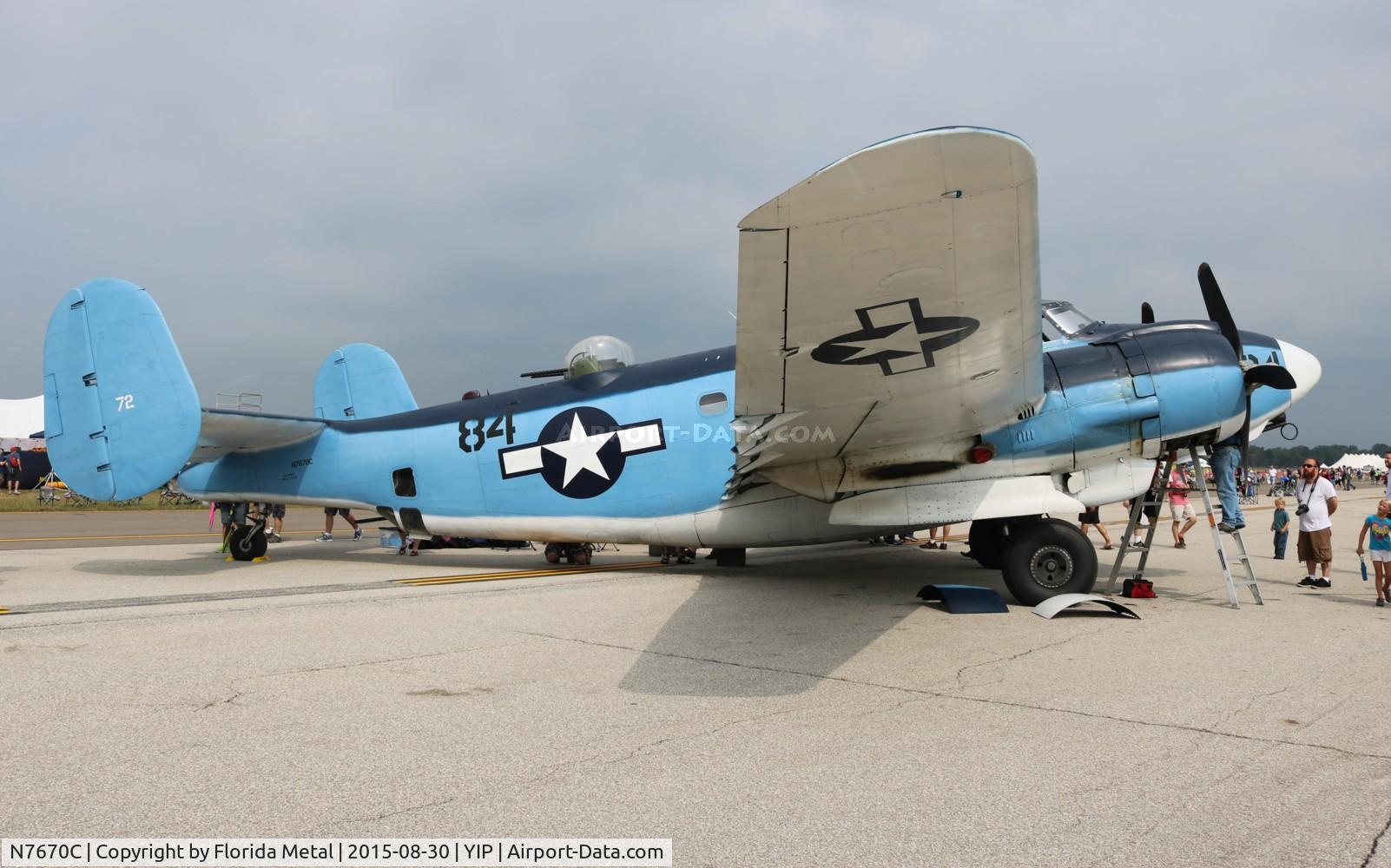 N7670C, 1945 Lockheed PV-2 Harpoon C/N 15-1438, Attu Warrior