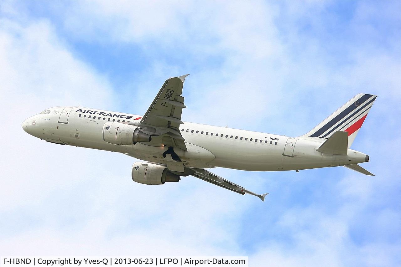 F-HBND, 2011 Airbus A320-214 C/N 4604, Airbus A320-214, Take off rwy 26, Paris-Orly Airport (LFPO-ORY)