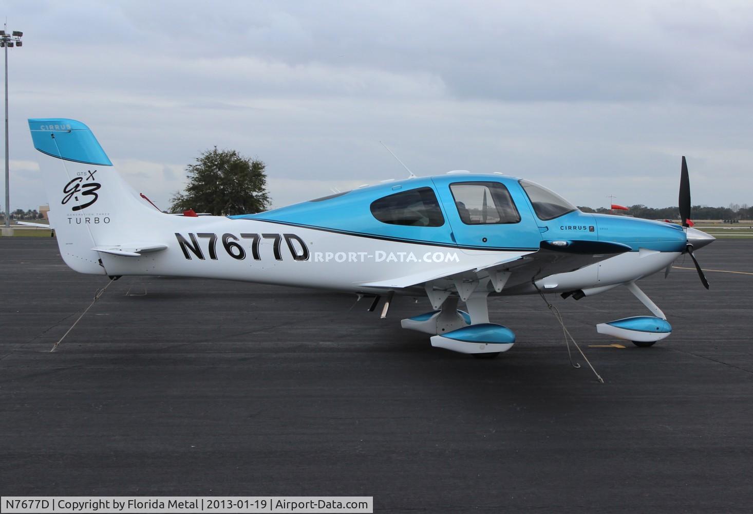 N7677D, 2008 Cirrus SR22 G3 GTSX Turbo C/N 2936, Cirrus SR22