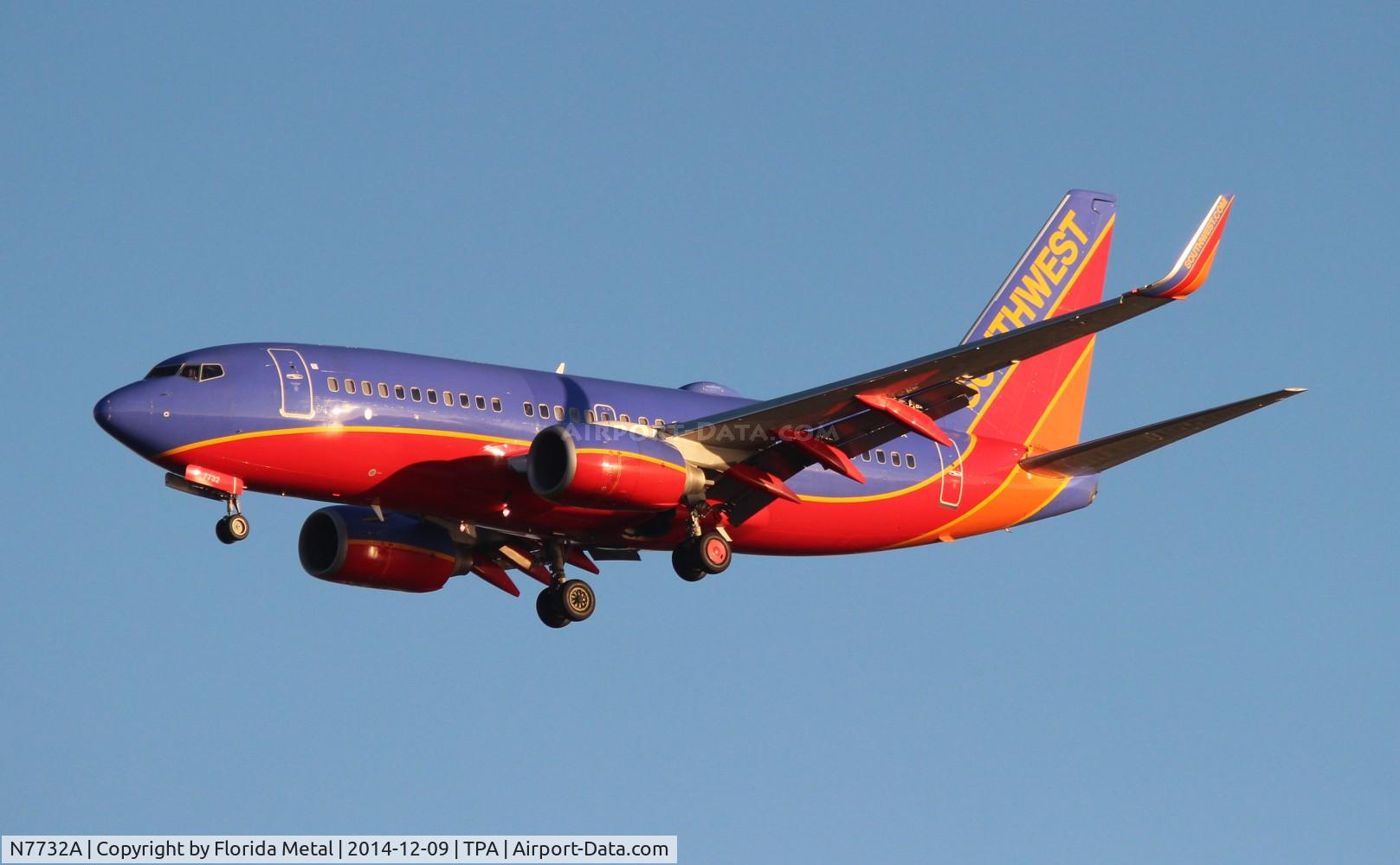 N7732A, 2006 Boeing 737-7BD C/N 34861, Southwest