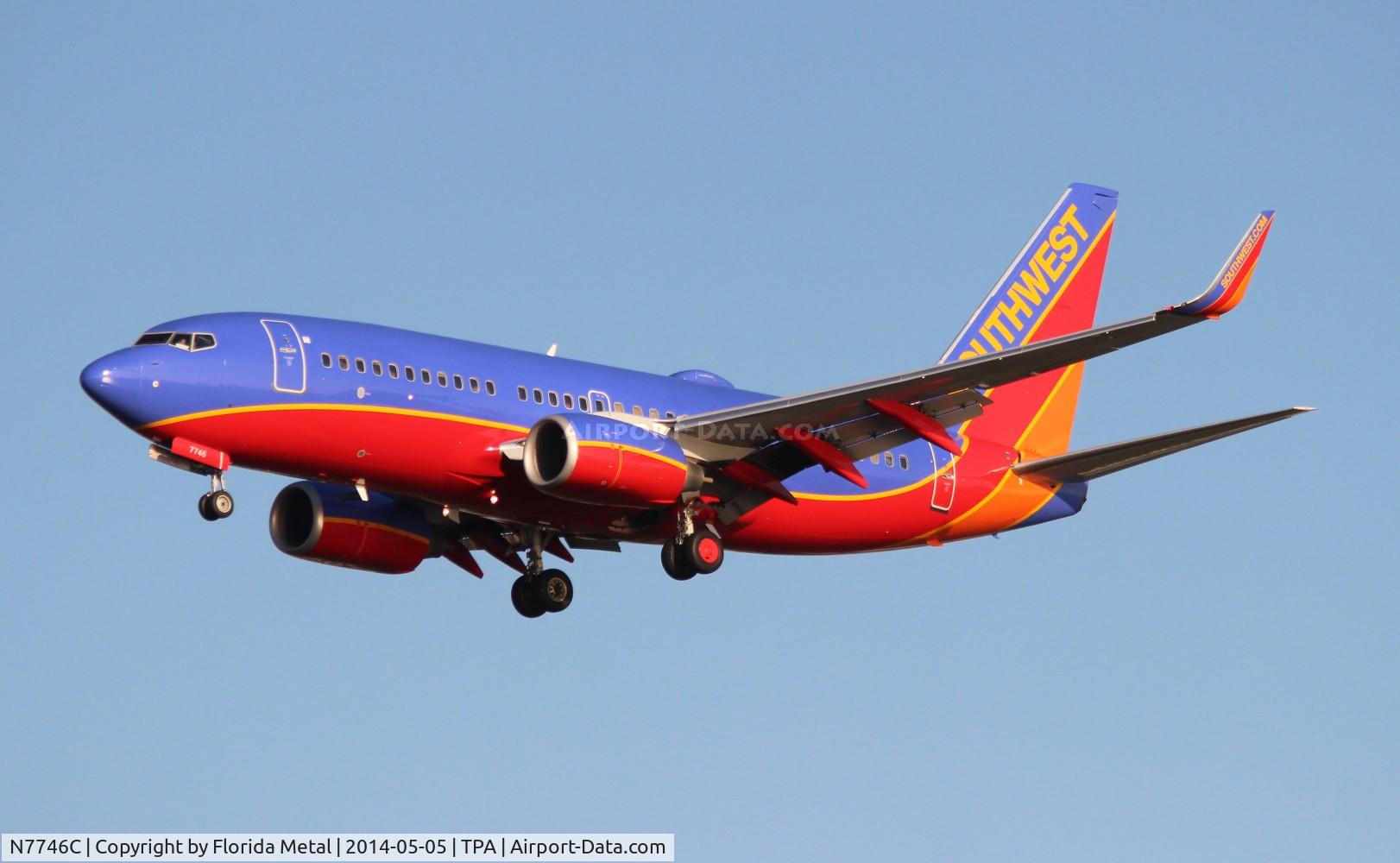 N7746C, 2007 Boeing 737-7BD C/N 33934, Southwest