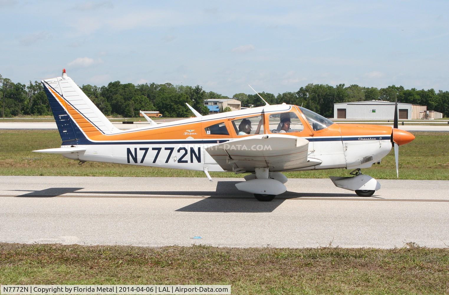 N7772N, 1968 Piper PA-28-180 C/N 28-5219, PA-28-180