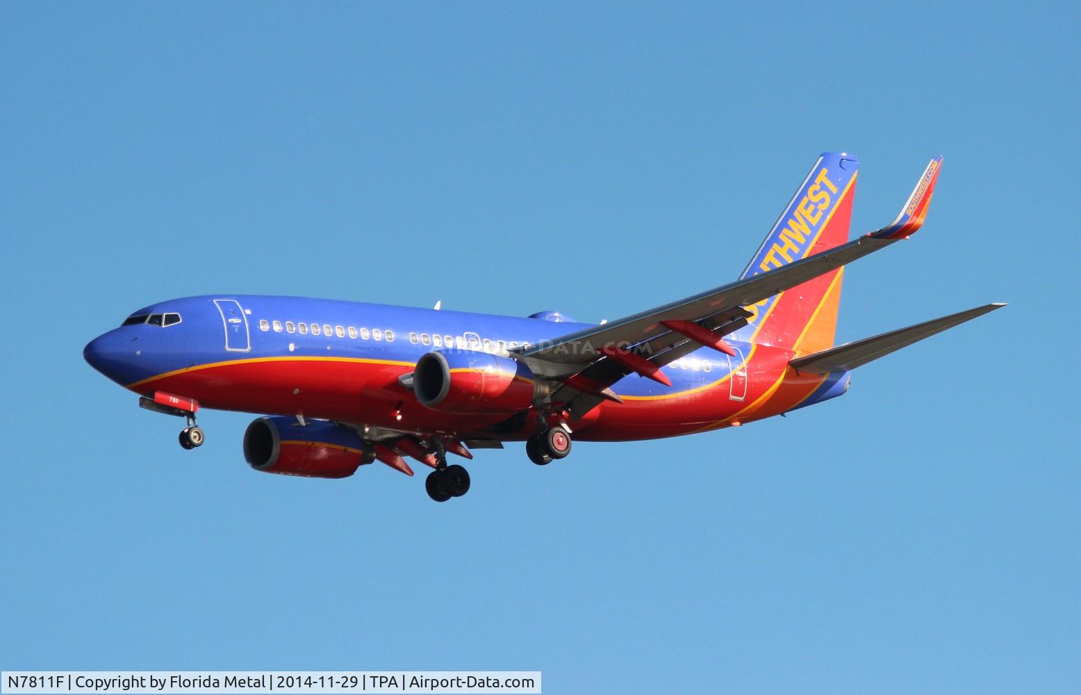 N7811F, 2001 Boeing 737-76N C/N 28654, Southwest