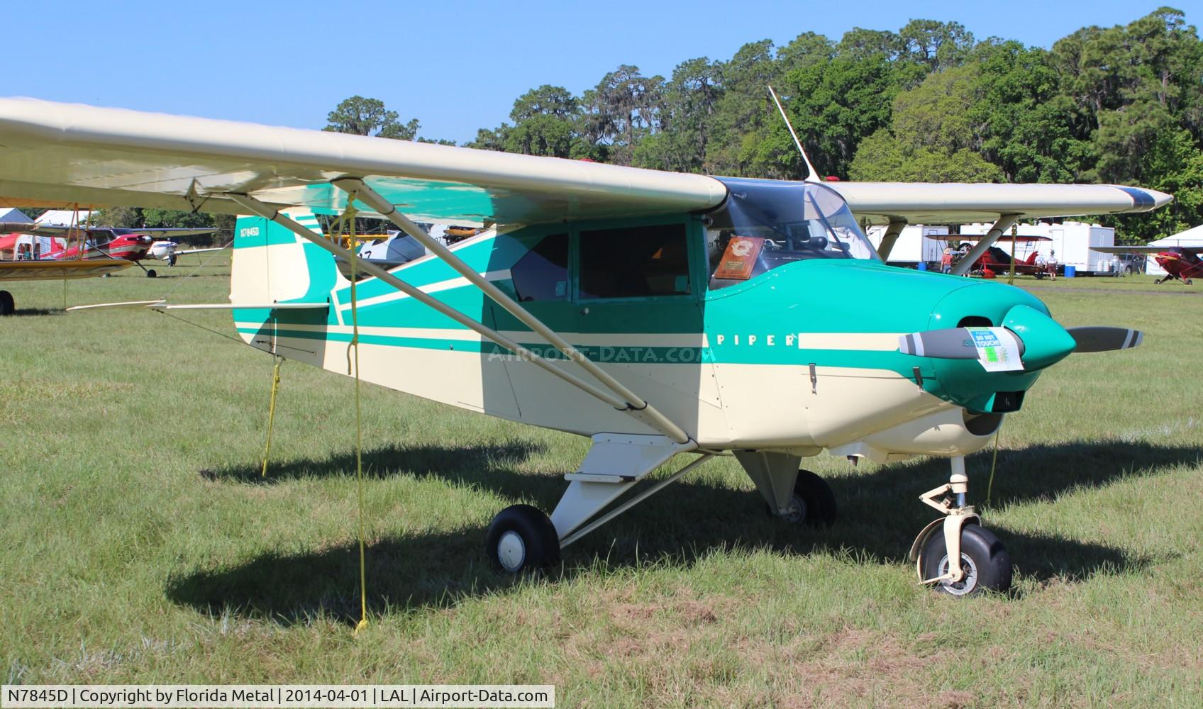 N7845D, 1957 Piper PA-22-150 Tri-Pacer C/N 22-5495, Piper PA-22