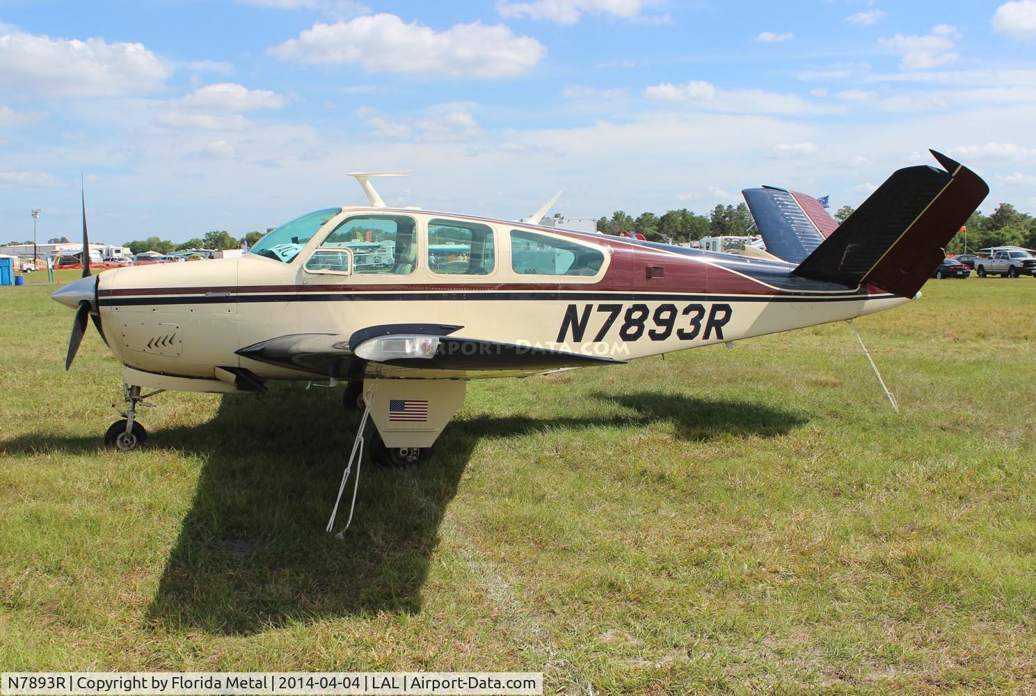 N7893R, 1969 Beech V35A Bonanza C/N D-8945, Bonanza V35A