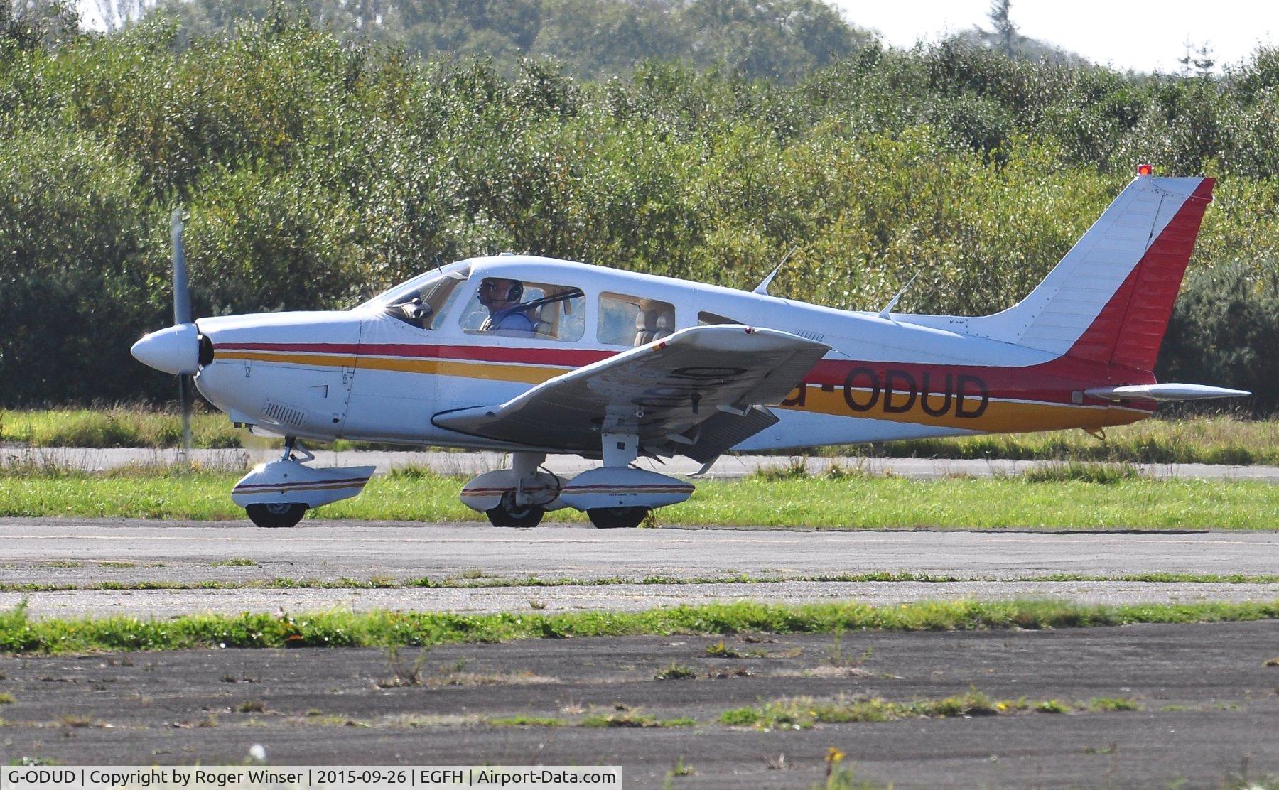 G-ODUD, 1977 Piper PA-28-181 Cherokee Archer II C/N 28-7790107, Visiting Cherokee Archer II.