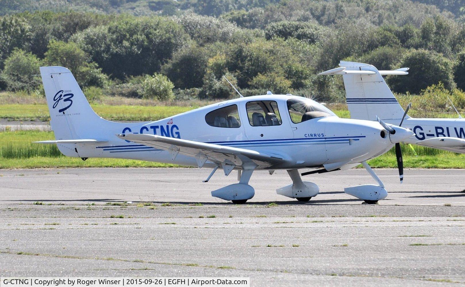 G-CTNG, 2008 Cirrus SR20 C/N 2012, Visiting Cirrus Generation 3.