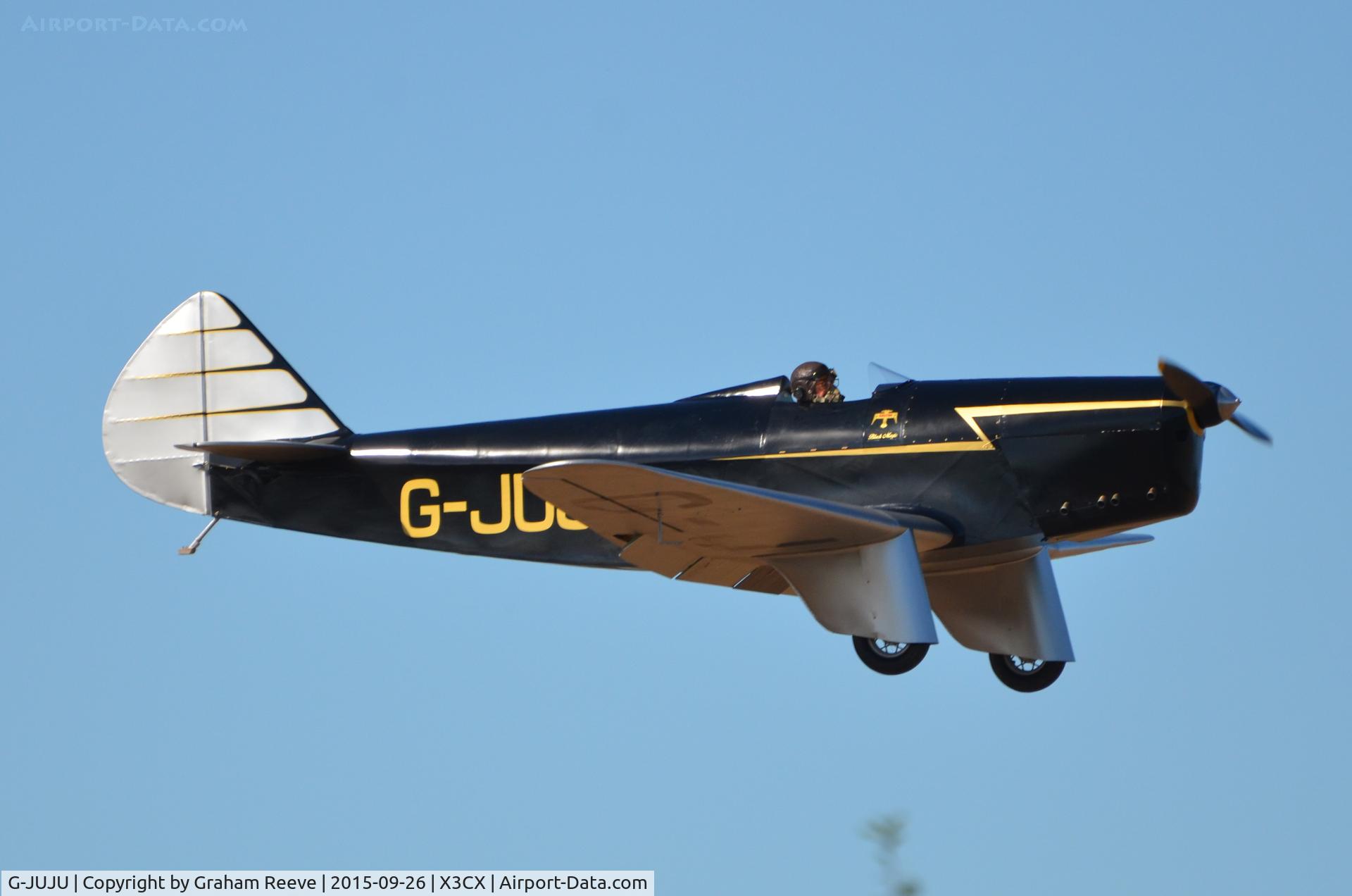 G-JUJU, 2014 Chilton DW1A C/N PFA 225-12726, Landing at Northrepps.