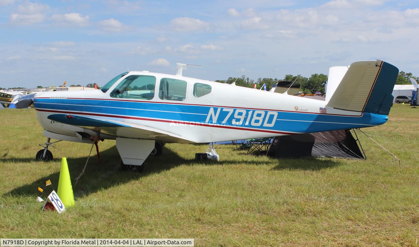 N7918D, 1957 Beech H35 Bonanza C/N D-5146, H35 Bonanza