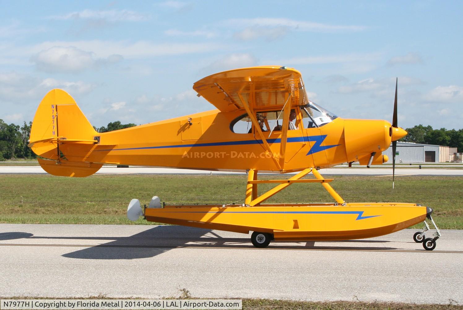 N7977H, 1946 Piper PA-12 Super Cruiser C/N 12-873, Piper PA-12 on floats
