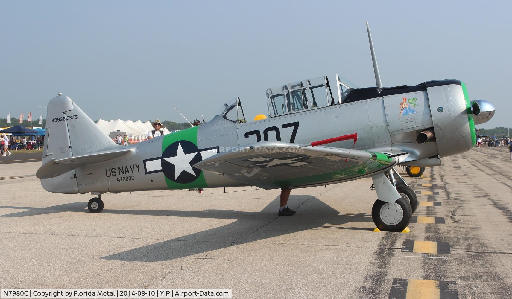 N7980C, 1943 North American SNJ-5 Texan Texan C/N 43938, SNJ-5