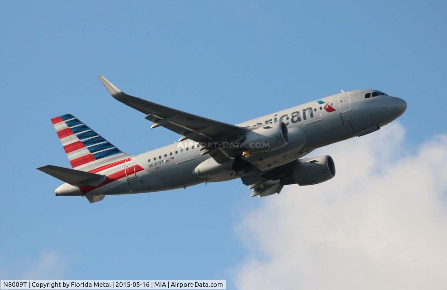 N8009T, 2013 Airbus A319-115 C/N 5788, American