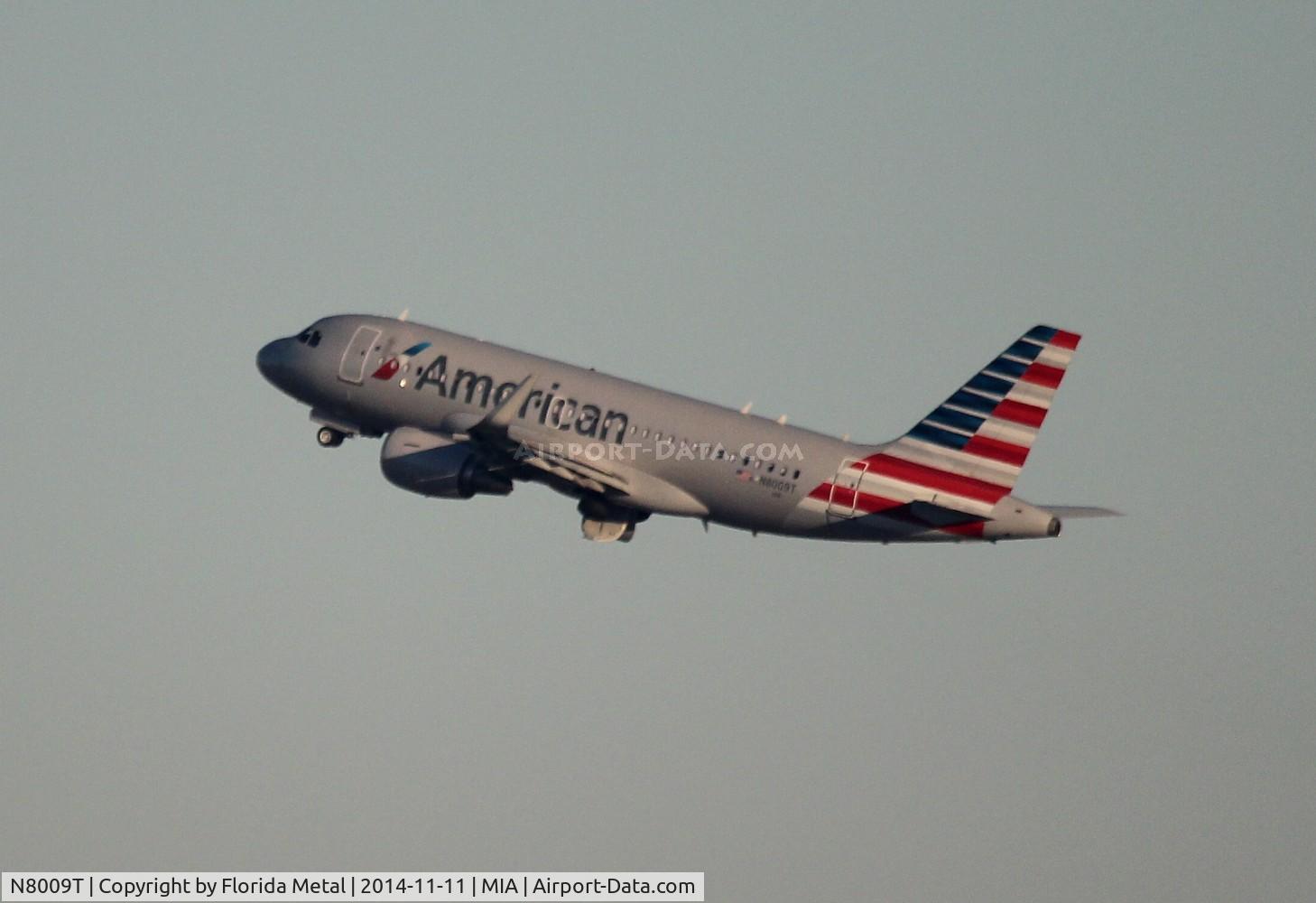 N8009T, 2013 Airbus A319-115 C/N 5788, American