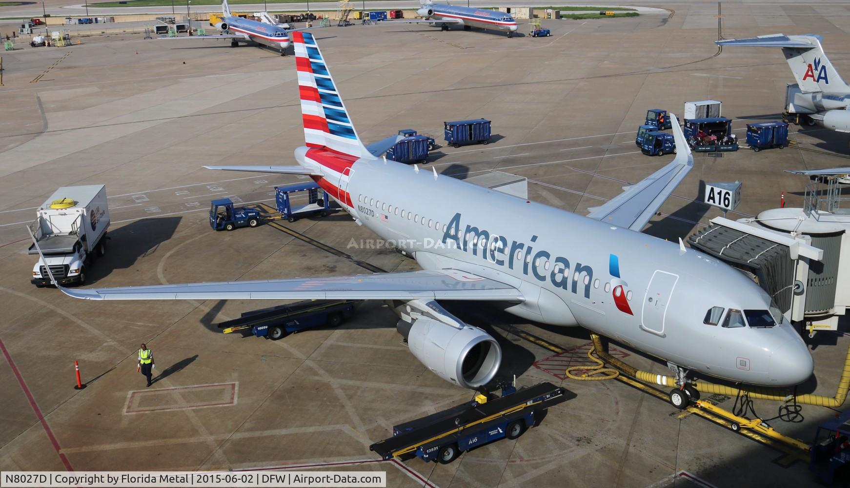 N8027D, 2015 Airbus A319-115 C/N 6437, American