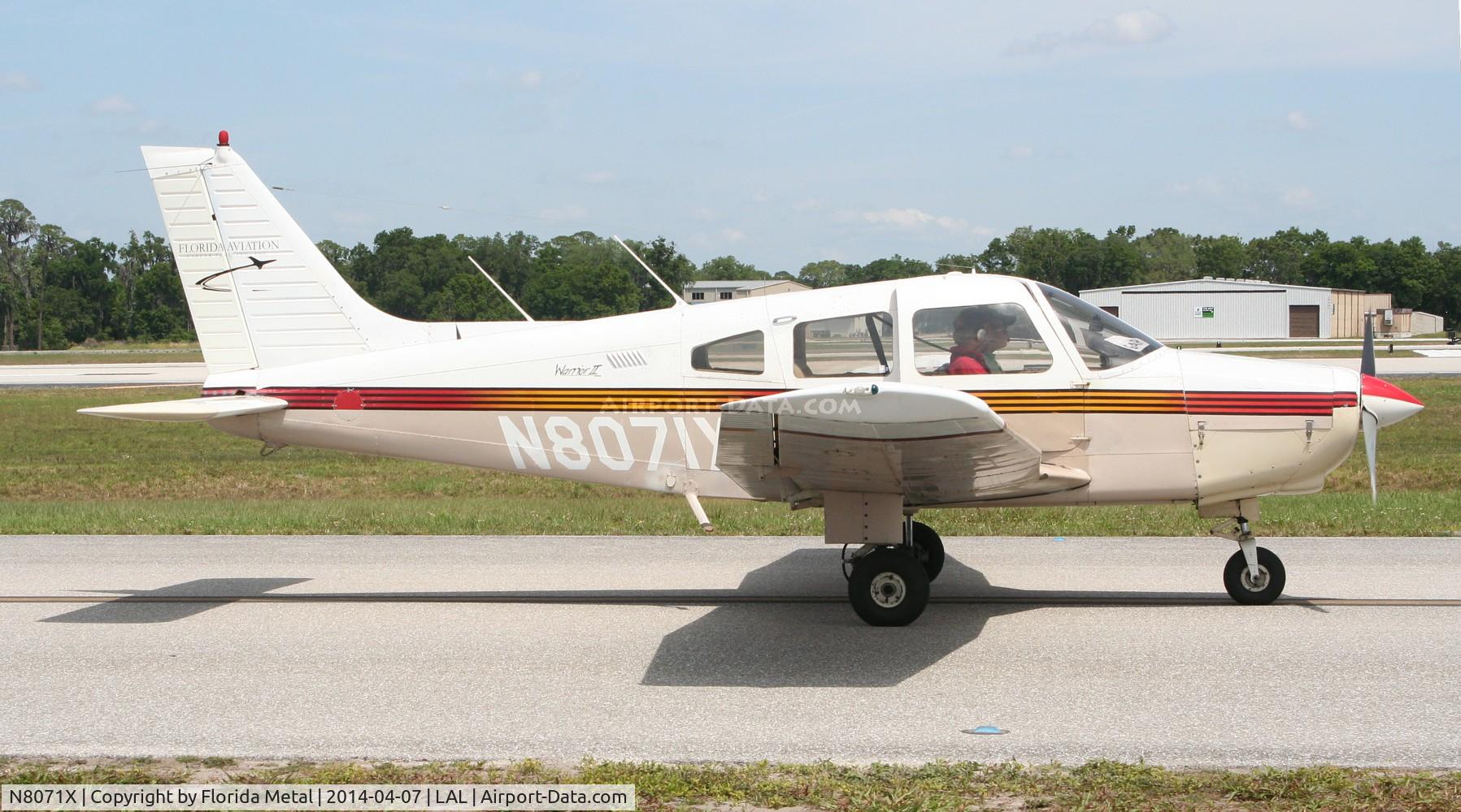 N8071X, 1981 Piper PA-28-161 Cherokee Warrior II C/N 28-8216103, PA-28-161