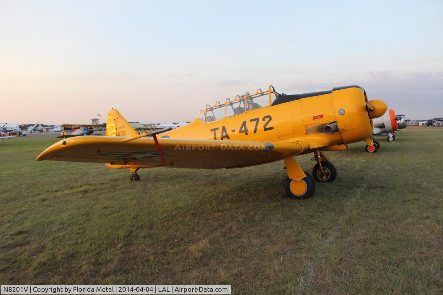 N8201V, North American T-6G Texan C/N 168-472, T-6G Texan