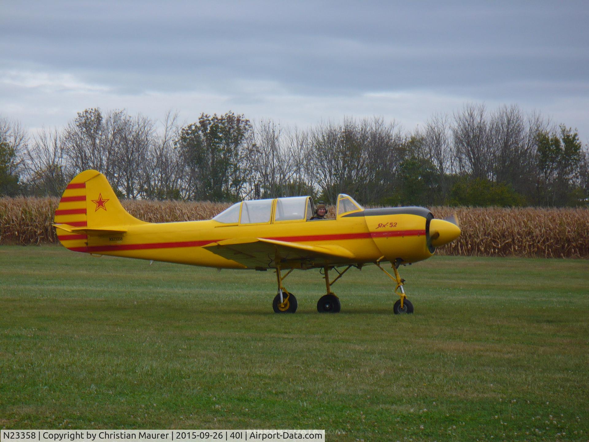 N23358, 1983 Yakovlev Yak-52 C/N 833107, 1983 YAK 52