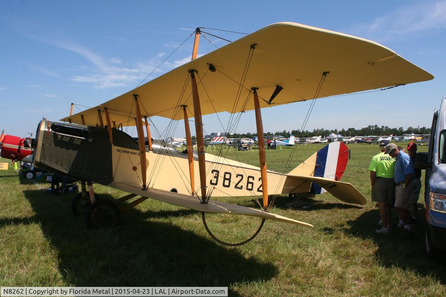 N8262, 2013 Curtiss JN-4D Jenny 2/3 Scale Replica C/N WC001, JN-4D replica