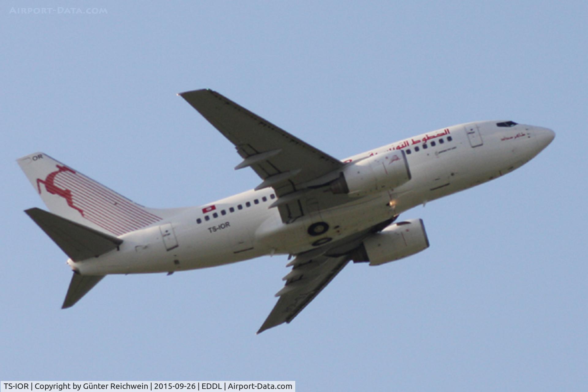 TS-IOR, 2001 Boeing 737-6H3 C/N 29502, Departing