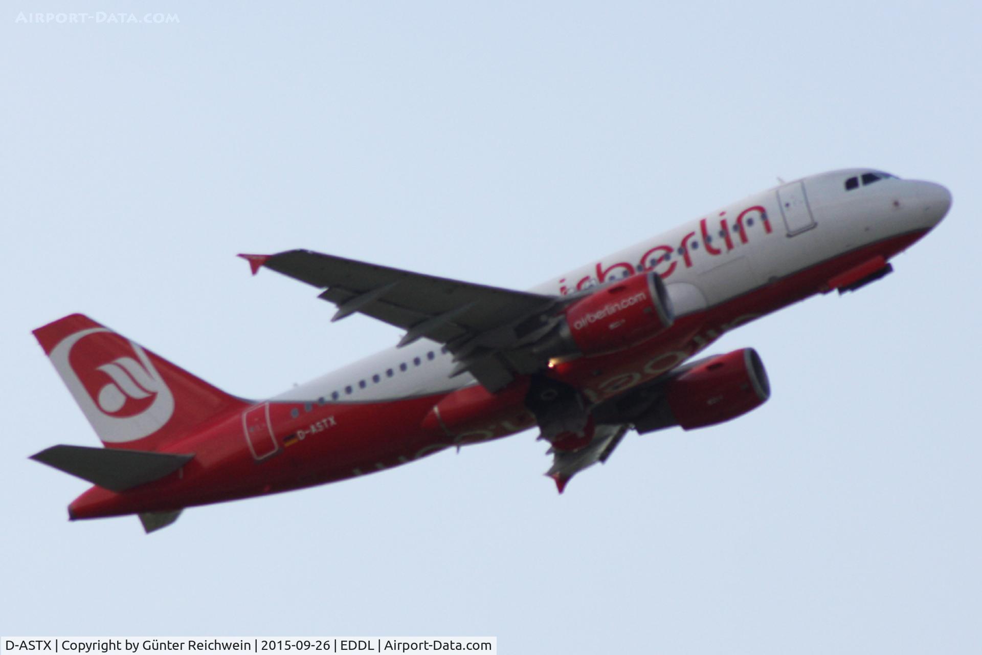D-ASTX, 2007 Airbus A319-111 C/N 3202, Departing