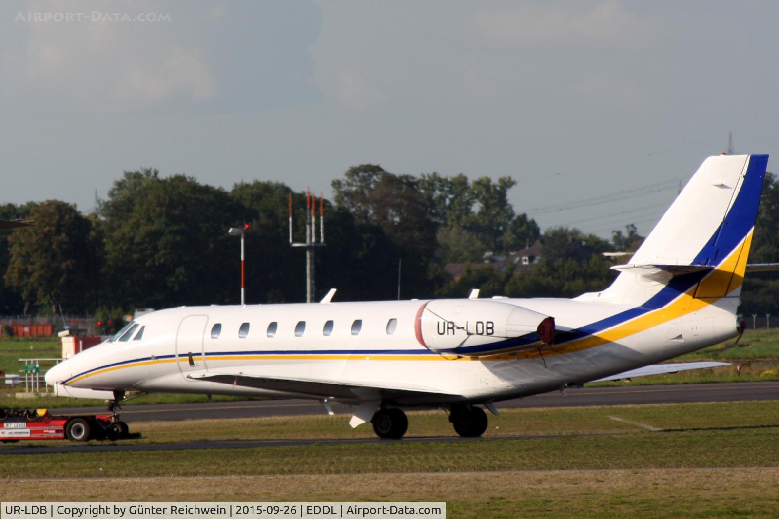 UR-LDB, 2012 Cessna 680 Citation Sovereign C/N 680-0326, At GAT Düsseldorf