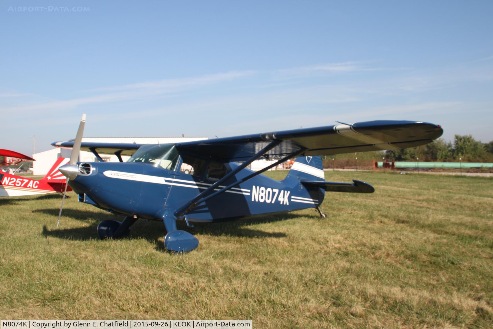N8074K, 1947 Stinson 108-2 Voyager C/N 108-3074, At the L-bird fly in
