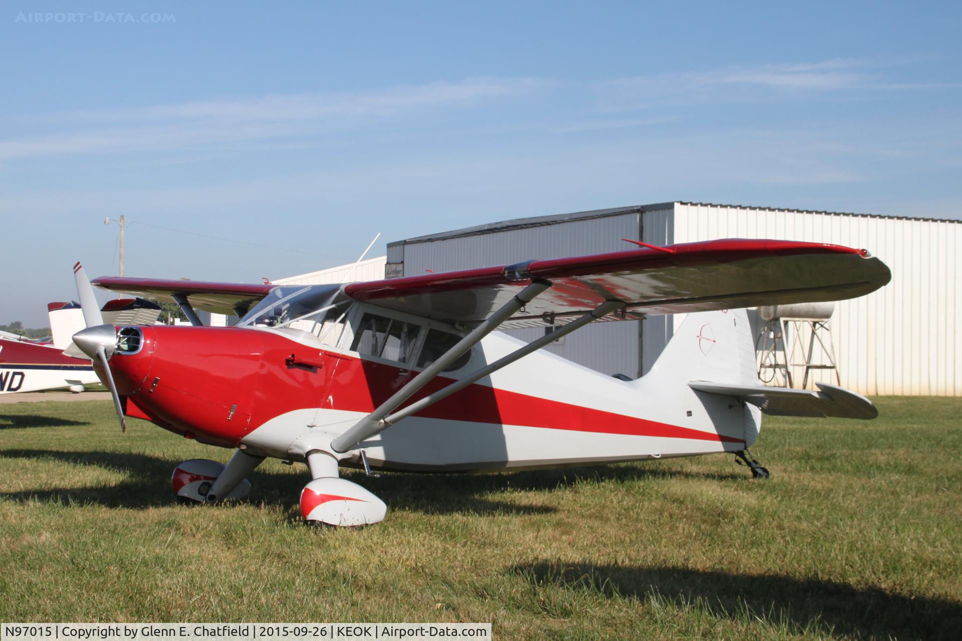 N97015, 1946 Stinson 108-1 Voyager C/N 108-1015, At the L-bird fly in