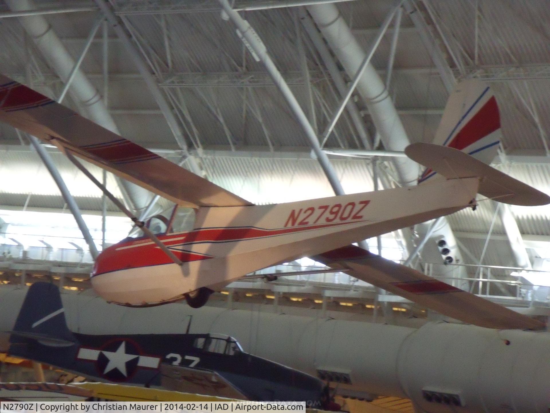 N2790Z, Schweizer SGU 2-22EK C/N 212, SGU-2-22 Glider 