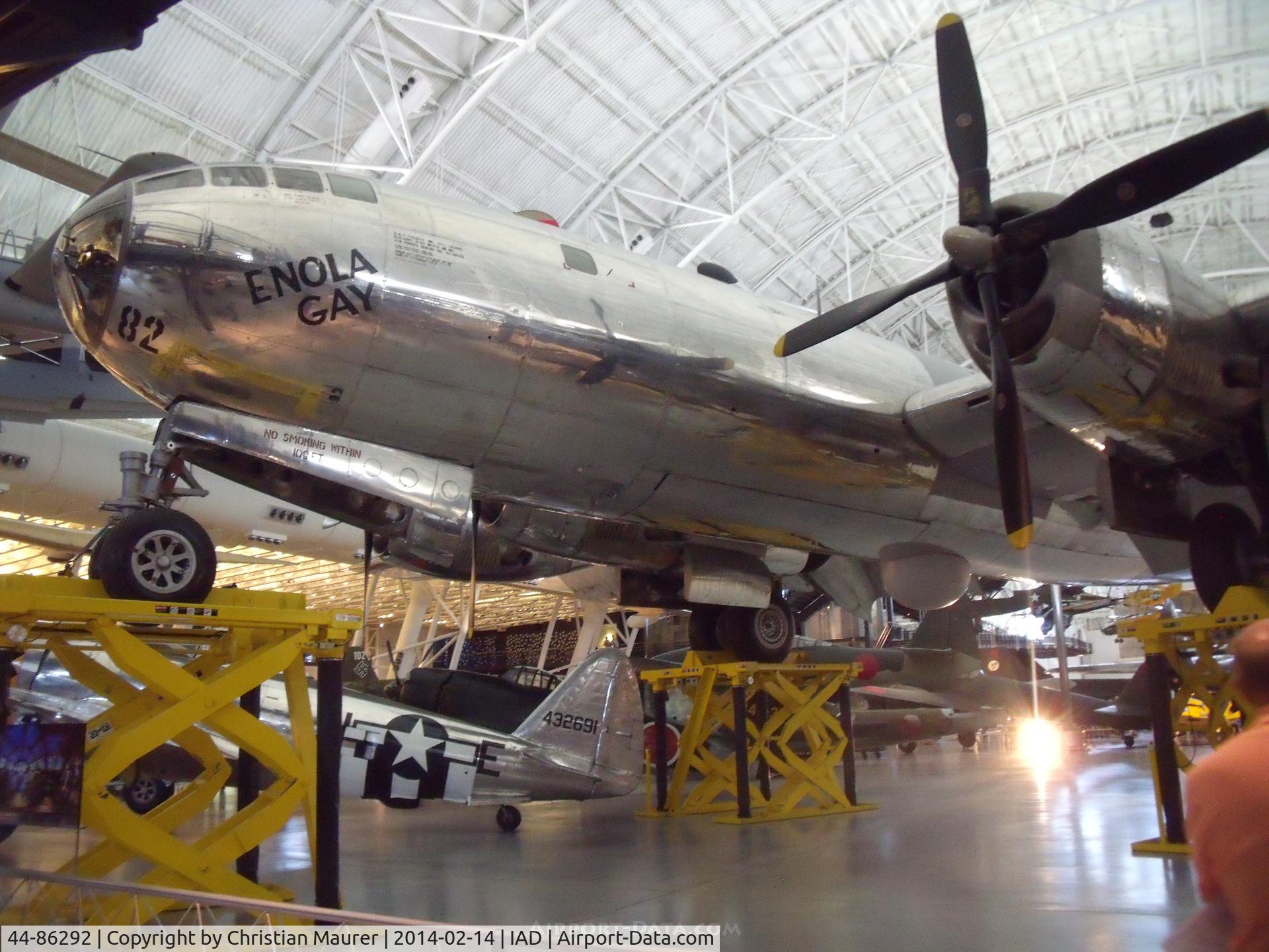 44-86292, 1944 Boeing B-29-45-MO Superfortress C/N Not found 44-86292, Enola Gay B-29-MO
