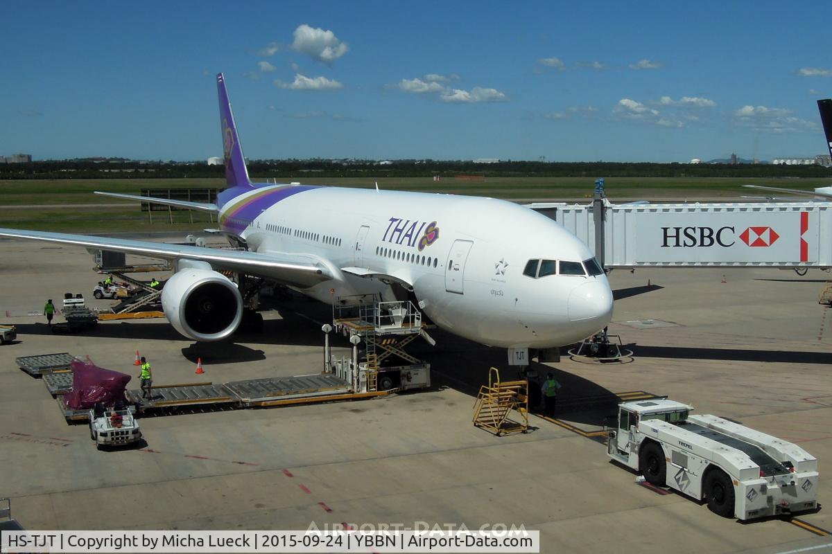 HS-TJT, 2006 Boeing 777-2D7/ER C/N 34588, At Brisbane