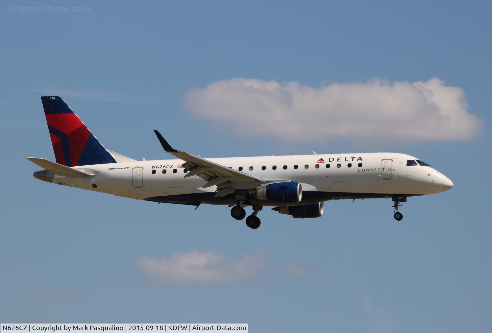 N626CZ, 2008 Embraer 175LR (ERJ-170-200LR) C/N 17000226, ERJ 170-200 LR