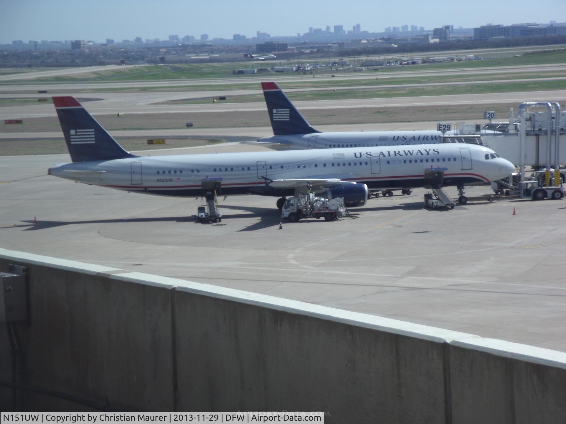 N151UW, 2013 Airbus A321-211 C/N 5513, US Airways A321-211