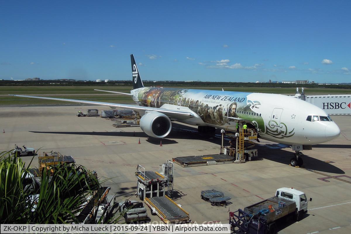 ZK-OKP, 2011 Boeing 777-306/ER C/N 39041, The Hobbit plane