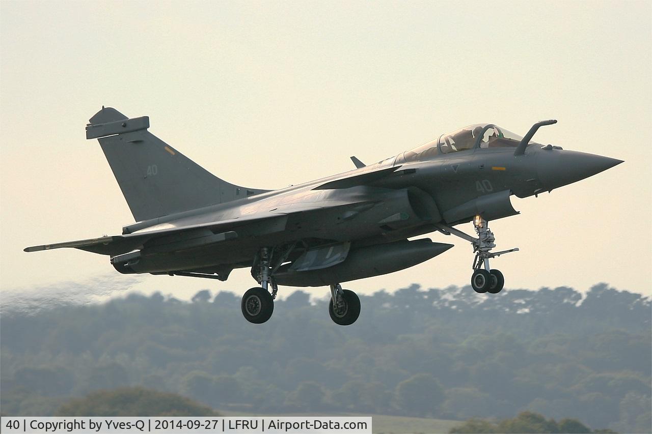 40, 2014 Dassault Rafale M C/N 40, Dassault Rafale M, , Take-off rwy 05, Morlaix-Ploujean airport (LFRU-MXN) Air show 2014