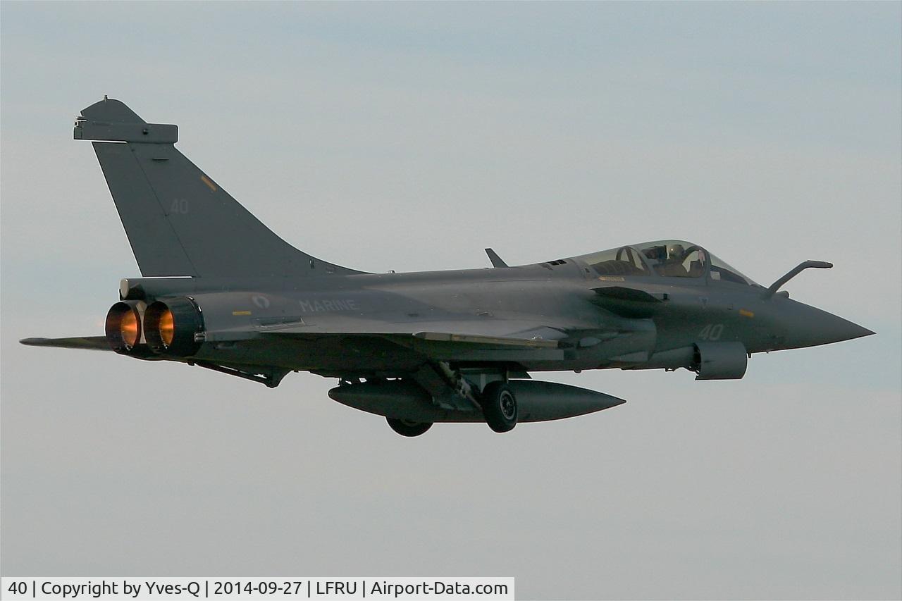 40, 2014 Dassault Rafale M C/N 40, Dassault Rafale M, Take-off rwy 05, Morlaix-Ploujean airport (LFRU-MXN) Air show 2014