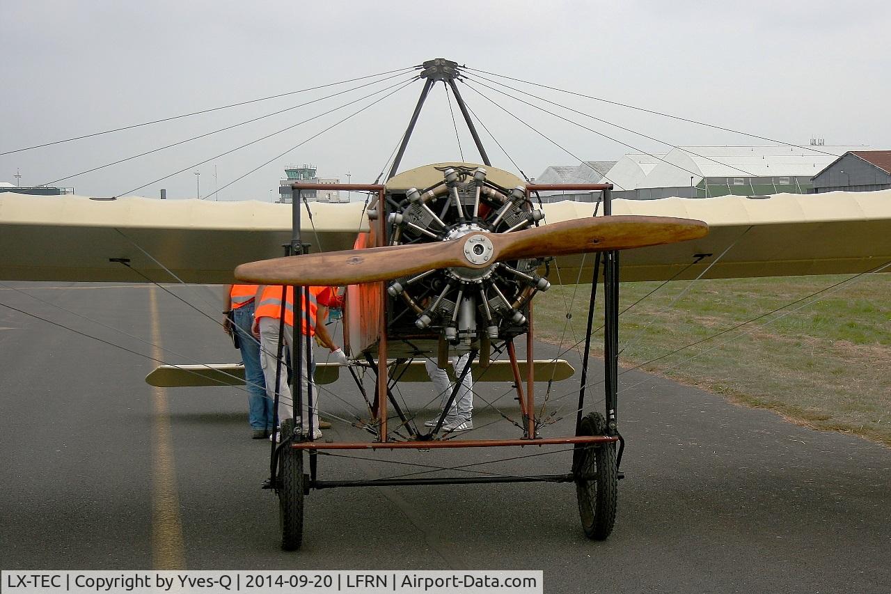 LX-TEC, Bleriot XI Replica C/N unknow, Bleriot XI Replica, Rennes-St Jacques airport (LFRN-RNS) Air show 2014