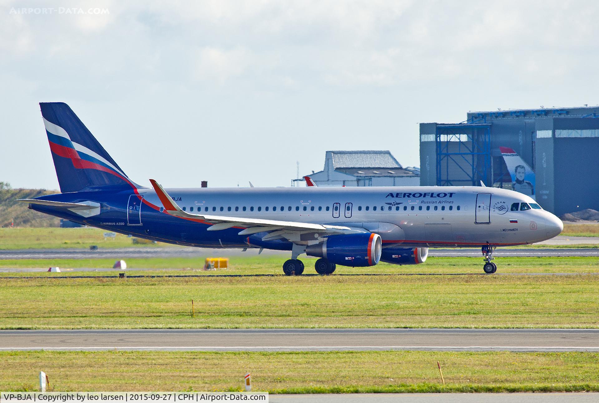VP-BJA, 2013 Airbus A320-214 C/N 5536, Copenhagen 27.9.15