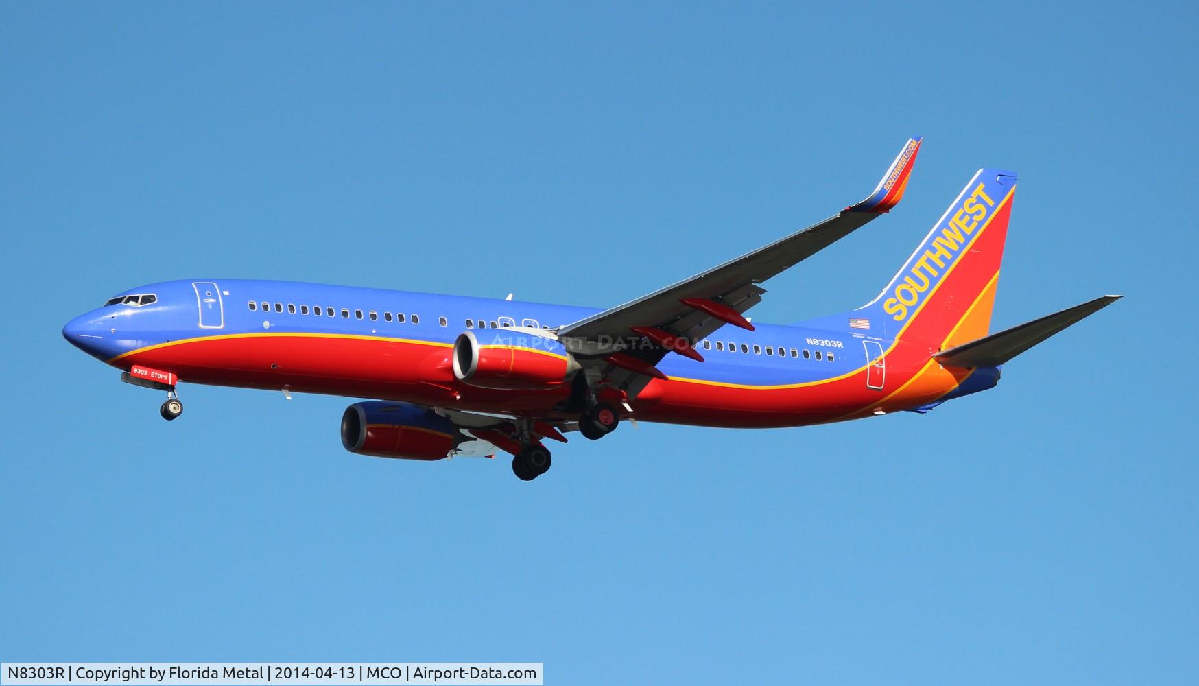 N8303R, 2012 Boeing 737-8H4 C/N 36681, Southwest