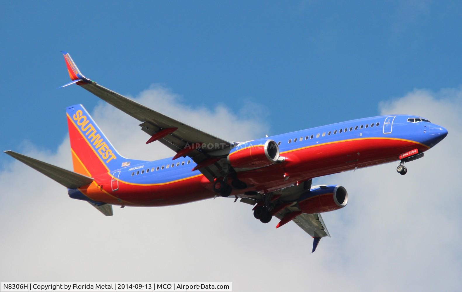 N8306H, 2012 Boeing 737-8H4 C/N 36983, Southwest