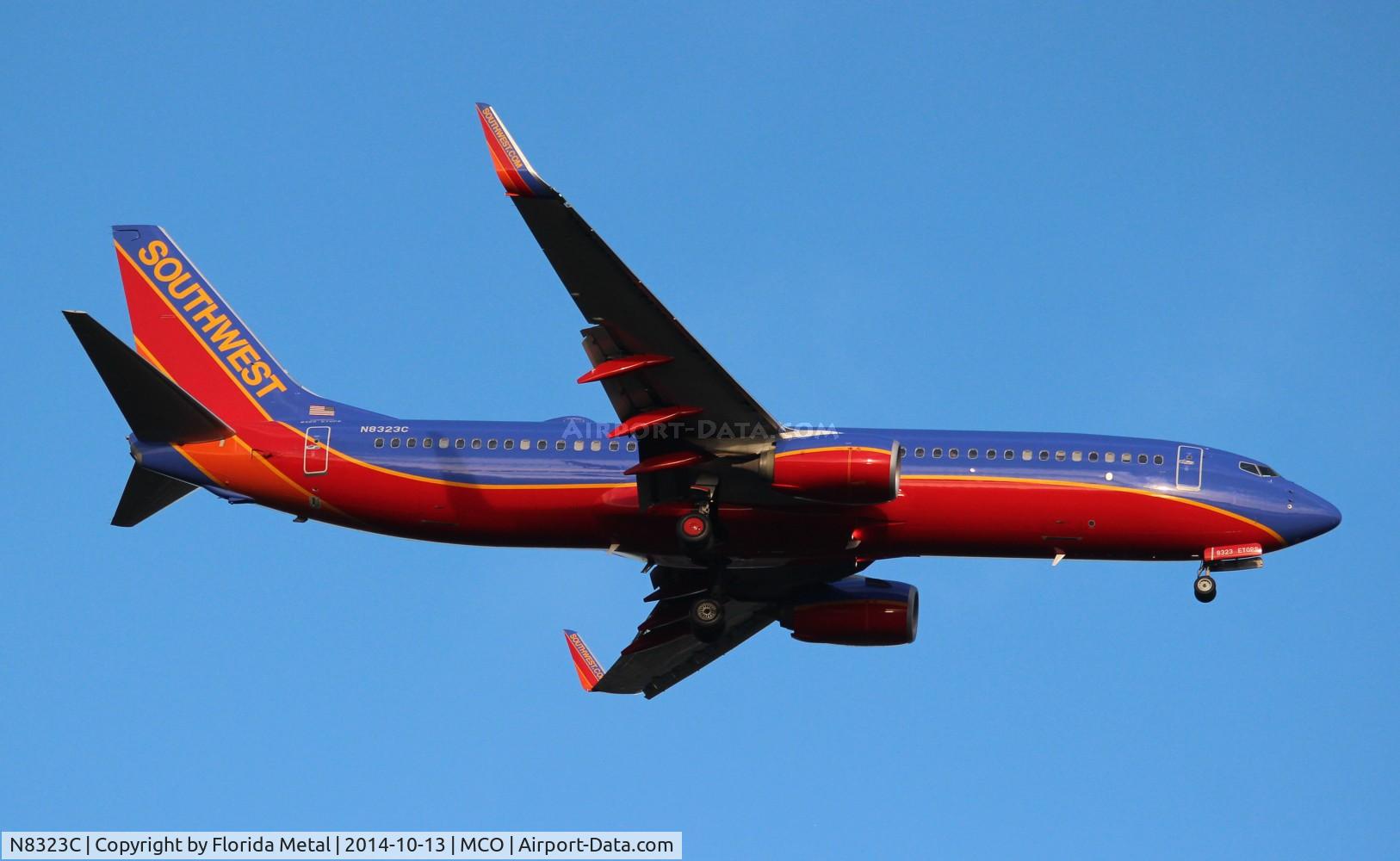 N8323C, 2012 Boeing 737-8H4 C/N 37005, Southwest